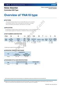 YNA18B3U0G105MT009N Datasheet Page 3
