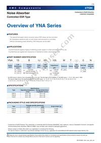YNA21B1J0G106M Datasheet Page 2