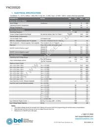 YNC05S20-0G Datasheet Page 2