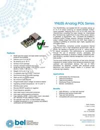 YNL05S10012-0 Datasheet Cover