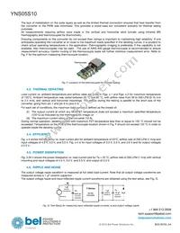 YNS05S10-0G Datasheet Page 8