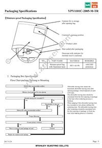 YPY1101C-2005-M-TR Datasheet Page 9