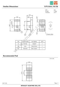 YPY1101C-M-TR Datasheet Page 2