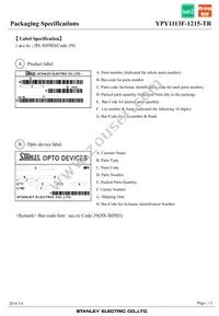 YPY1113F-1215-TR Datasheet Page 13