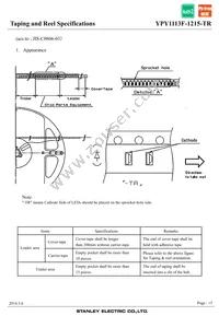 YPY1113F-1215-TR Datasheet Page 15