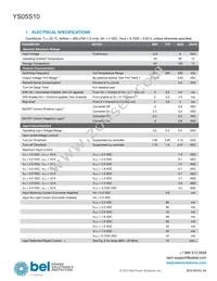 YS05S10-DG Datasheet Page 2
