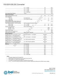 YS12S10-D Datasheet Page 3