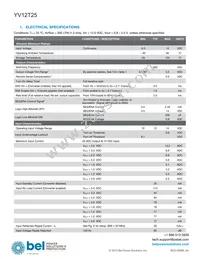 YV12T25-0G-Q Datasheet Page 2