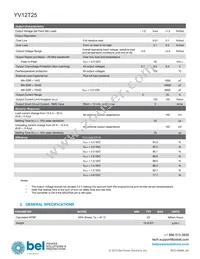 YV12T25-0G-Q Datasheet Page 3