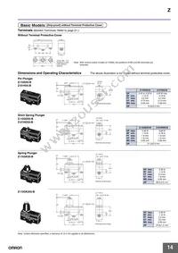 Z-15GK556-MR 2M Datasheet Page 14