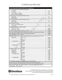 Z-230TJ Datasheet Page 2