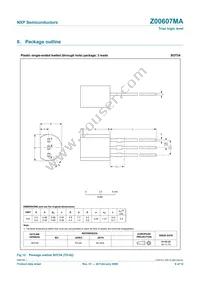 Z00607MA Datasheet Page 9