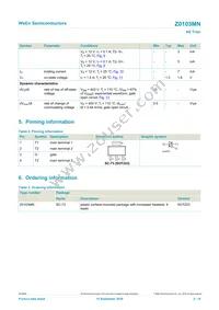 Z0103MN Datasheet Page 2