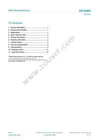 Z0103MN Datasheet Page 14