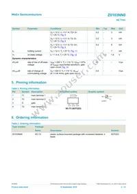 Z0103NN0 Datasheet Page 2