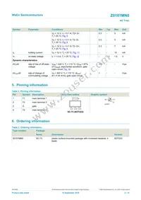 Z0107MN0 Datasheet Page 2