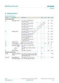 Z0109MN Datasheet Page 8