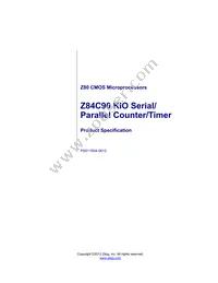 Z84C9008VSG00TR Datasheet Cover
