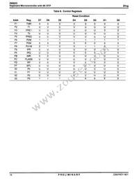 Z86E2304VSC00TR Datasheet Page 16