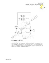 Z86E6316VSC00TR Datasheet Page 19