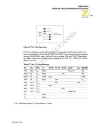 Z86E6316VSC00TR Datasheet Page 20
