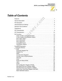 Z86L8808PSCR2607 Datasheet Page 3