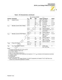 Z86L8808PSCR2607 Datasheet Page 16