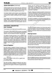 Z8930112PSG Datasheet Page 10