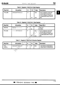 Z8930112PSG Datasheet Page 19