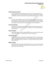 Z8F6402AR020SC00TR Datasheet Page 23