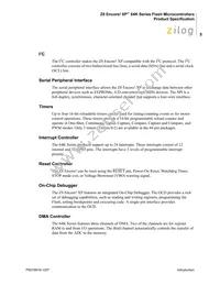 Z8F6422AR020SC2104 Datasheet Page 19