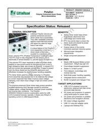 ZEN059V130A24LS Datasheet Cover