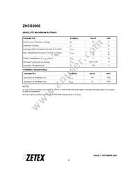 ZHCS2000TC Datasheet Page 2