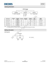 ZHT431F02TC Datasheet Page 7