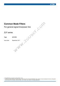 ZJY51R5-M4PA-01 Datasheet Cover