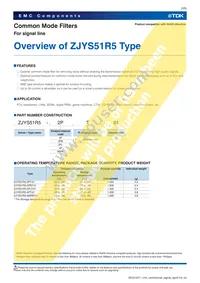 ZJYS51R5-M4PA(T)-01 Datasheet Page 3