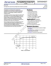 ZL2103ALAF Datasheet Cover