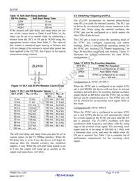 ZL2105ALNF Datasheet Page 17