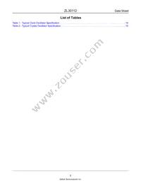ZL30112LDG1 Datasheet Page 5