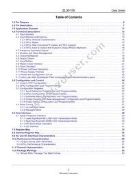 ZL30159GGG20037 Datasheet Page 2