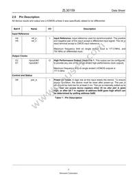 ZL30159GGG20037 Datasheet Page 7