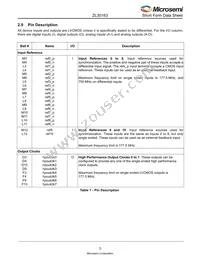 ZL30163GDG2003M Datasheet Page 3