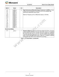 ZL30163GDG2003M Datasheet Page 4