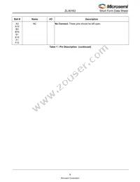 ZL30163GDG2003M Datasheet Page 9