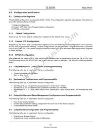 ZL30230GGG20038 Datasheet Page 23