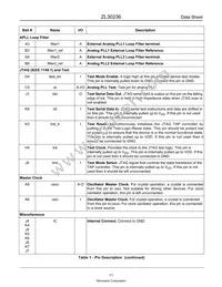 ZL30236GGG2003D Datasheet Page 11