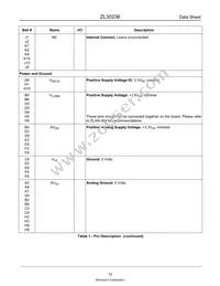 ZL30236GGG2003D Datasheet Page 12