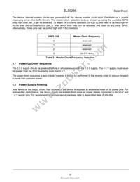 ZL30236GGG2003D Datasheet Page 19