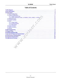 ZL30240LDF1 Datasheet Page 2