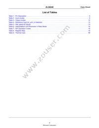ZL30240LDF1 Datasheet Page 4